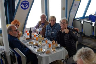 Sortie croisière dans le Golfe le 12 Avril 2026 : apéritif et déjeuner à bord de la vedette Jules Verne. Sortie croisière dans le Golfe le 12 Avril 2026 : apéritif et déjeuner à bord de la vedette Jules Verne.
